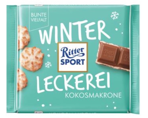 Ritter Sport Winter-Kreation Kokosmakrone 100g